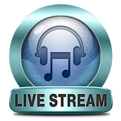 Fototapeta premium live stream music