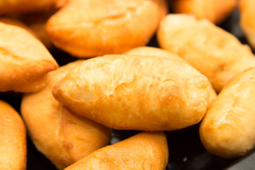 cakes fried in a pan