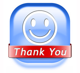 Obraz premium thank you note