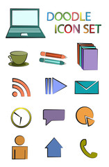 Doodle Icons Set