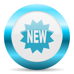 new blue glossy icon