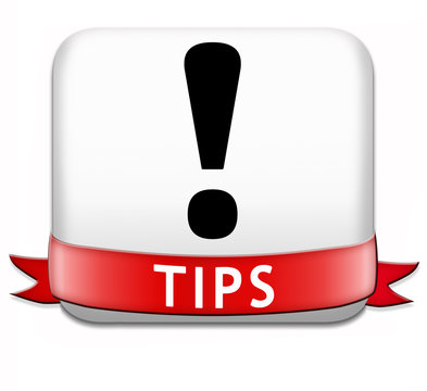 helpful tips button