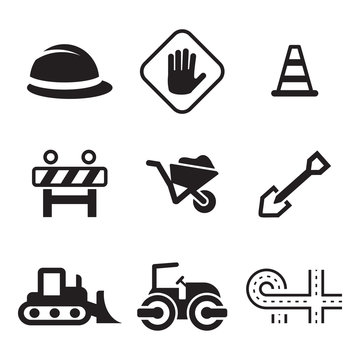 Road Construction Icons