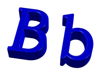 Obraz premium mavi renkli b