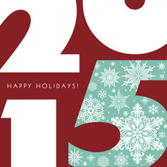 2015 New Year Greetings Card.