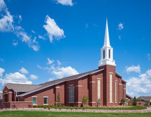 Mormon church - Powered by Adobe