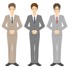 ビジネスマン　接客