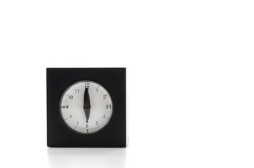Clock isolated on white