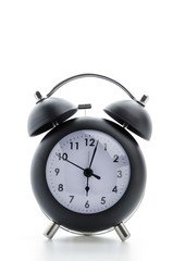 Clock isolated on white