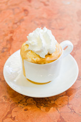 Coffee whipping cream