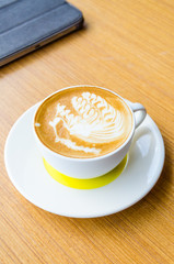 Latte coffee