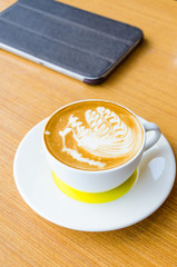 Latte coffee