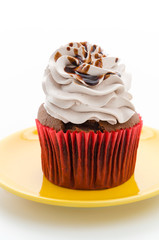 Cupcakes isolated on white background