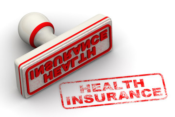 Health insurance. Seal and imprint