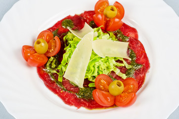 Meat carpaccio