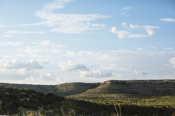 hilly Texas countryside