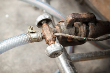 old gas stove valve