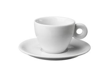 Coffee cup isolated on white background