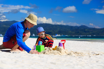 family building sandcastle