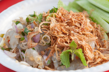 Thai style shrimp salad