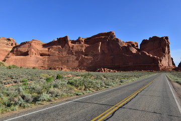 The Arches national park at Utah