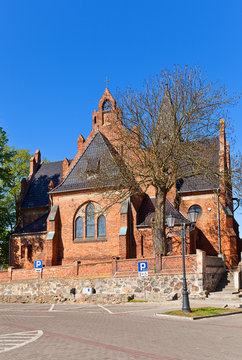 Saint Anna Church (1901) in Sztum town, Poland