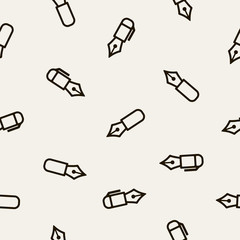 seamless background: pen