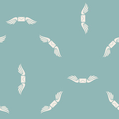 seamless background, wing, angel, envelope