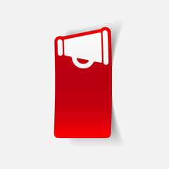 realistic design element: megaphone
