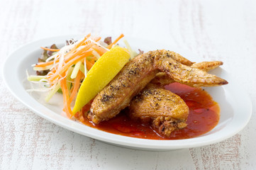 手羽先の唐揚げ　手羽先　唐揚げ