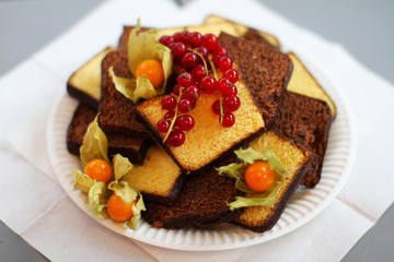 Kuchen mit Obst