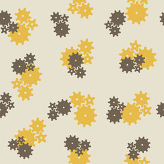 seamless background: cogwheel