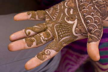 henna design, bride , wedding , Rajasthan, India