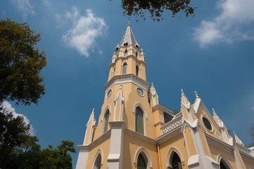 Fototapeta na wymiar Gotycki kościół, Bang Pa In, Tajlandia