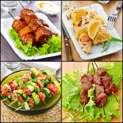 collage snacks