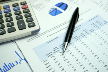 graph and financial data