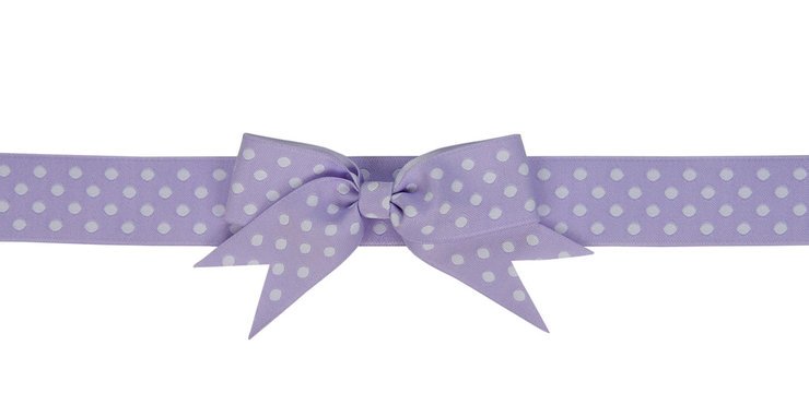 Purple Ribbon With Bow