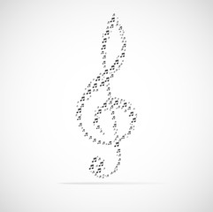 Abstract musical background