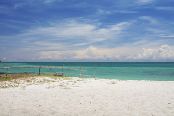 Obraz na płótnie Canvas Sand beach and sea