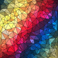 Abstract Geometrical Multicolored Background.