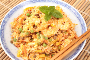 riz aux crevettes