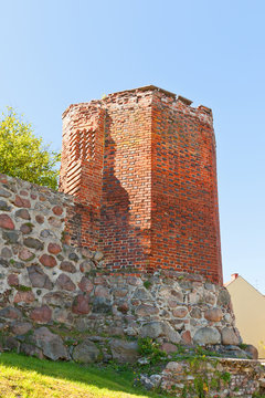 Corner tower of Sztum castle (1335), Poland