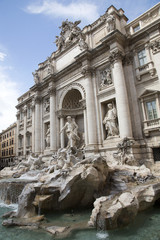 Fototapeta na wymiar Roma - Fontana di Trevi
