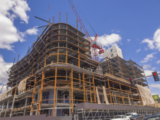 New building construction site
