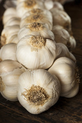 Organic Raw White Garlic