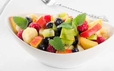 fresh healthy fruit salad
