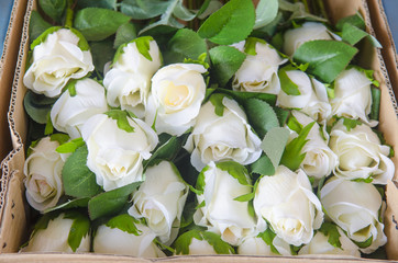 the gift roses flower, Valentines Day background, wedding day
