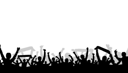 Silhouette Menschen Party