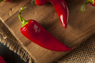 Organic Red Spicy Fresno Peppers