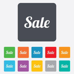 Sale sign icon. Special offer symbol.